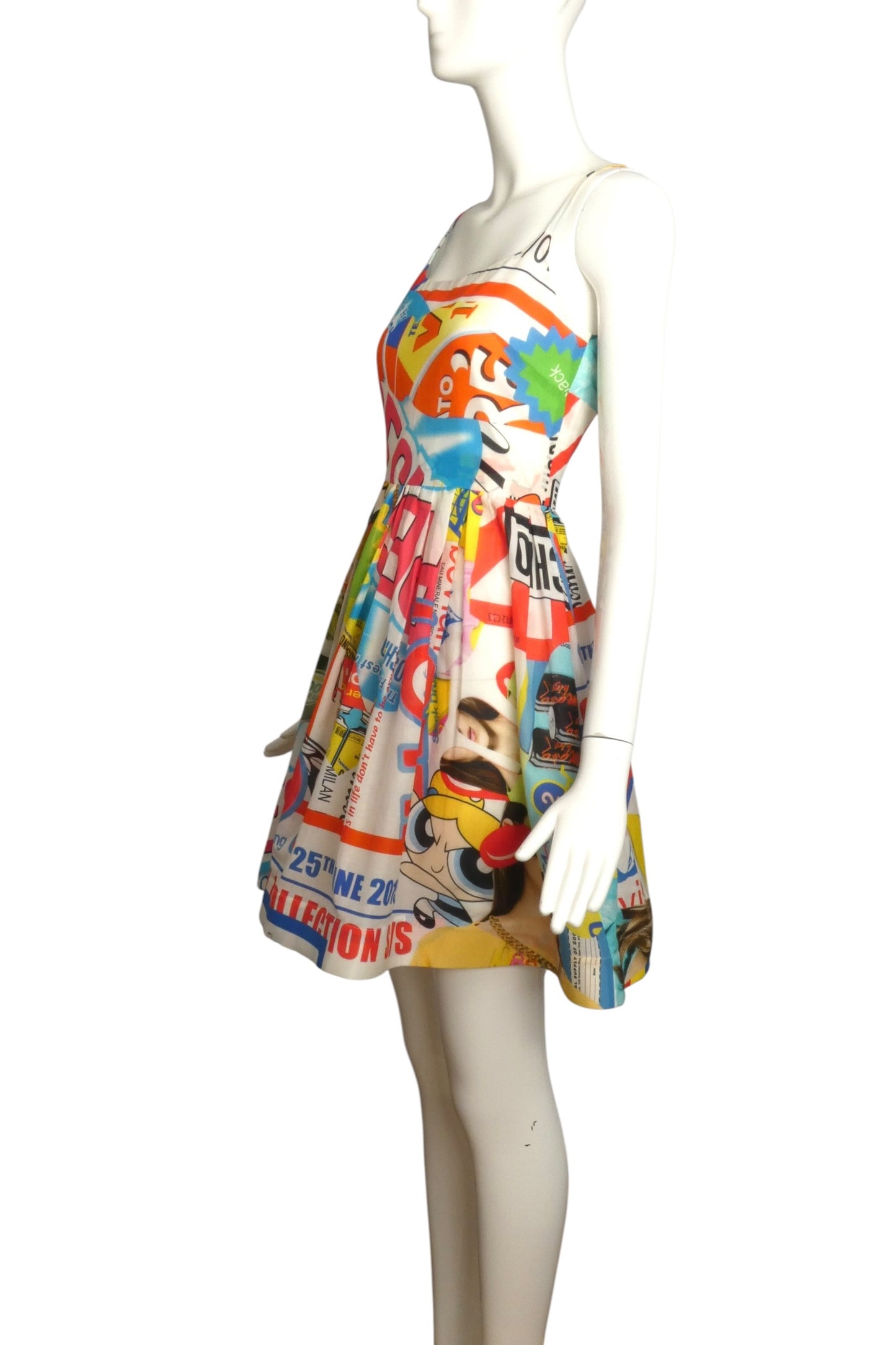 MOSCHINO COUTURE! - 2016 Cotton Batiste Dress, Size-6
