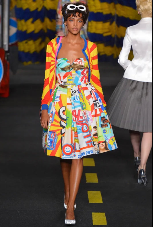 MOSCHINO COUTURE! - 2016 Cotton Batiste Dress, Size-6