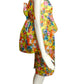 MOSCHINO COUTURE! - 2016 Floral Traffic Cone Dress, Size 4