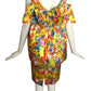 MOSCHINO COUTURE! - 2016 Floral Traffic Cone Dress, Size 4
