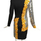 MOSCHINO COUTURE! - 2016 Sequin Print Knit Dress, Size 8