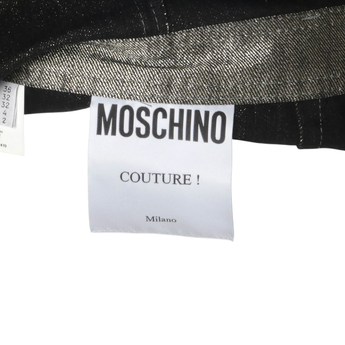 MOSCHINO COUTURE! - 2016 NWT Silver Metallic Overall Dress, Size 2