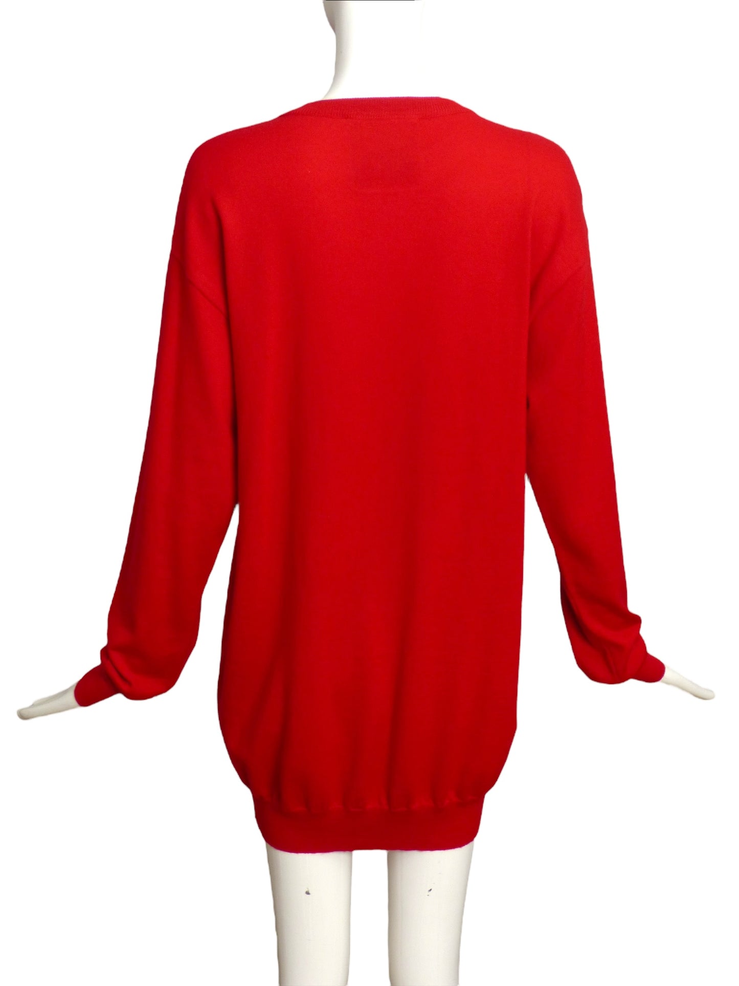 MOSCHINO COUTURE! - 2018 Teddy Bear Tunic Sweater, Size 10