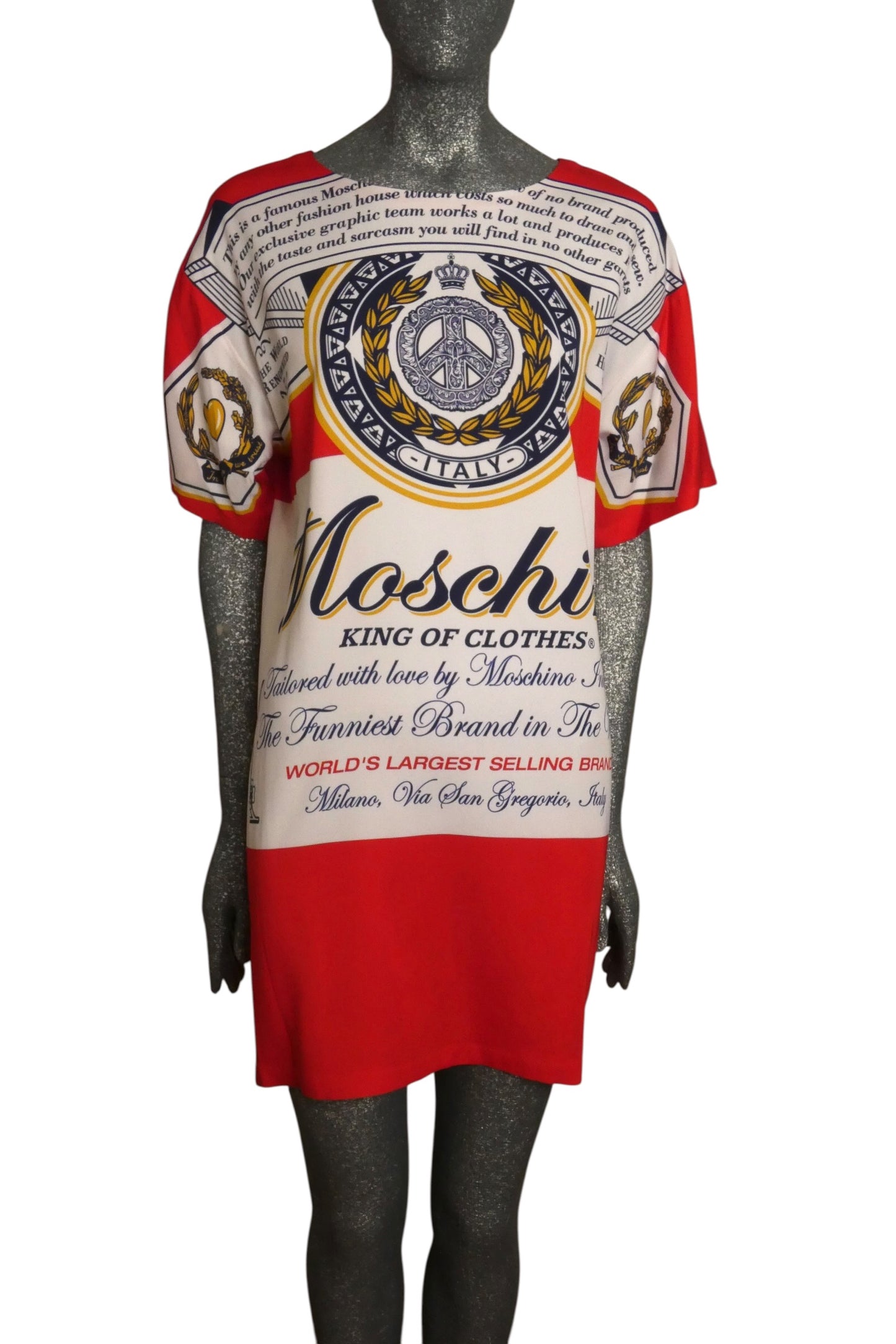 MOSCHINO COUTURE! - NWT 2019 Printed Knit Dress, Size 4