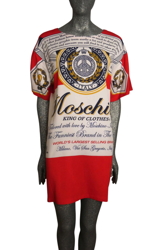 MOSCHINO COUTURE! - NWT 2019 Printed Knit Dress, Size 4