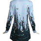 MOSCHINO COUTURE! - 2020 NWT "Creature From The Black Lagoon" Dress, Size 4