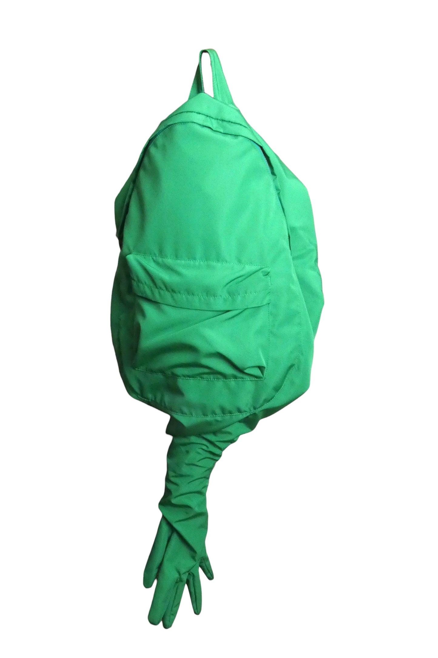 MOSCHINO COUTURE! - 2020 Green Backpack Gloves, Size-Small