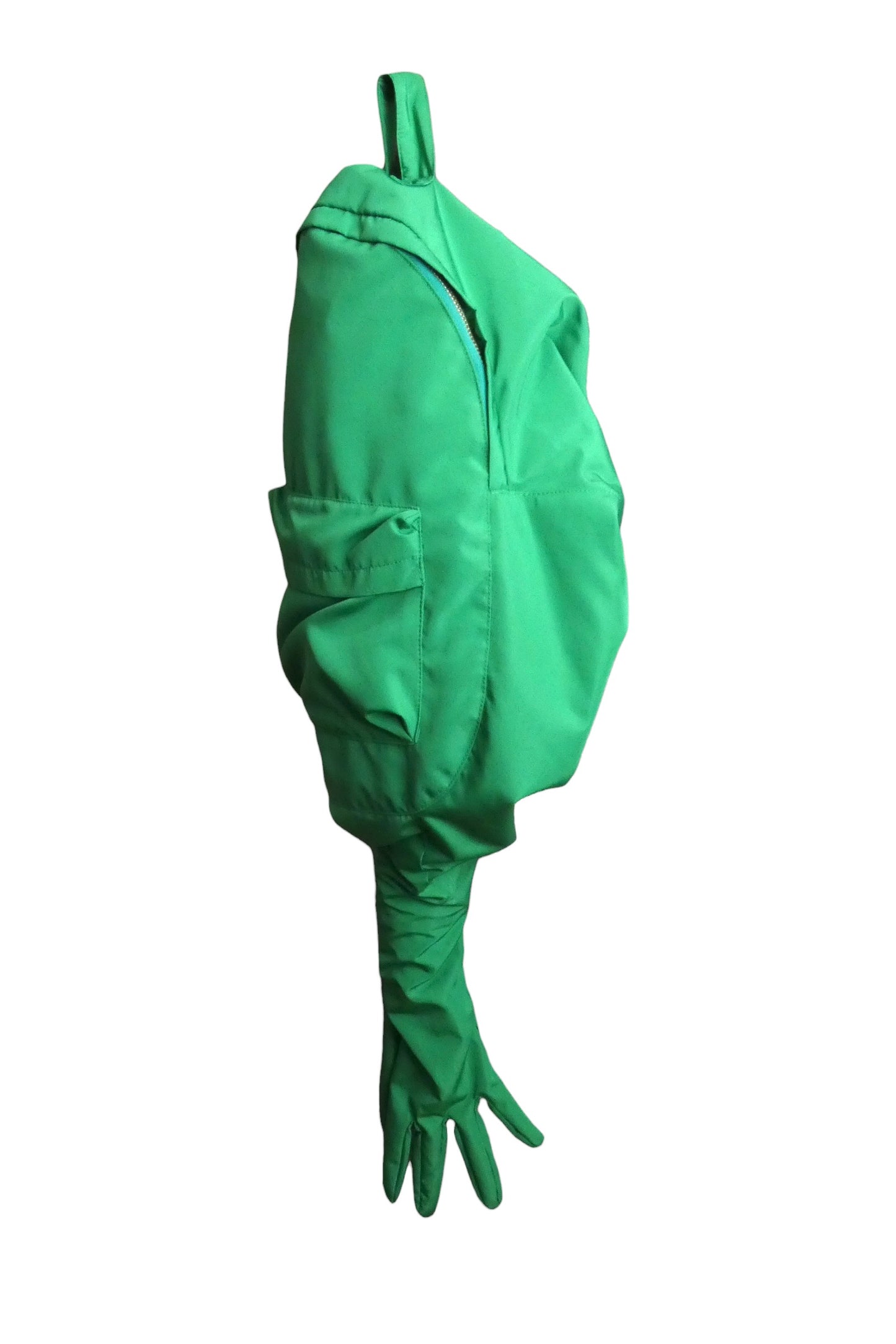 MOSCHINO COUTURE! - 2020 Green Backpack Gloves, Size-Small