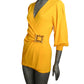 MOSCHINO COUTURE! - NWT 2020 Knit Wrap Style Top, Size 6
