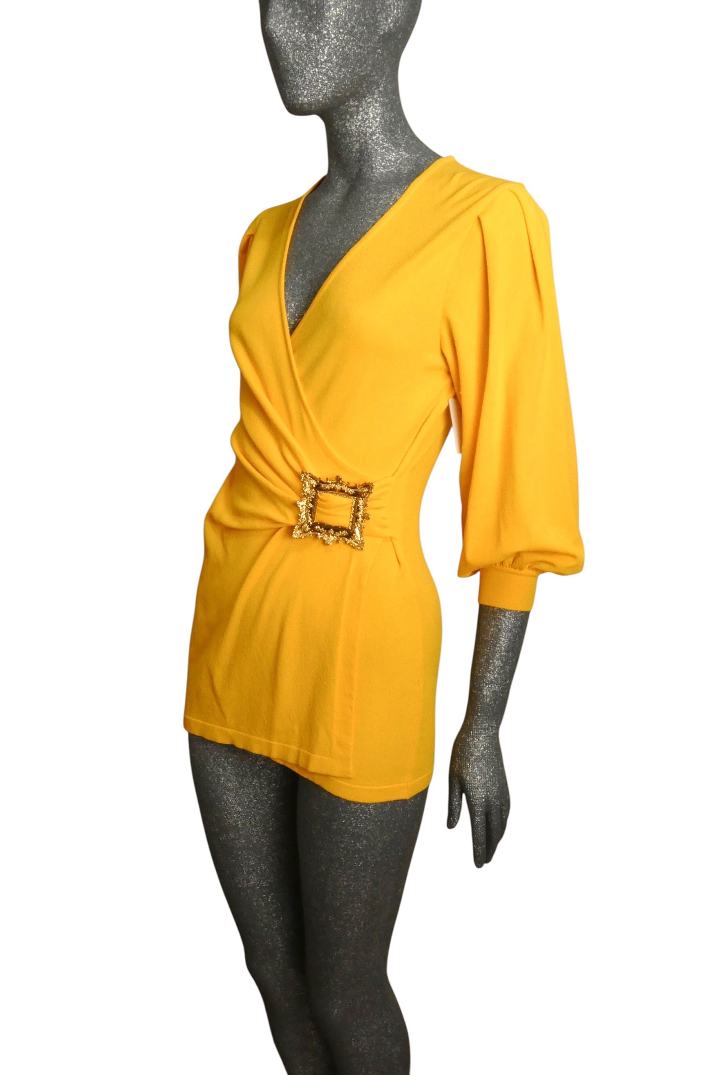 MOSCHINO COUTURE! - NWT 2020 Knit Wrap Style Top, Size 6