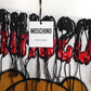 MOSCHINO COUTURE! - 2020 NWT Bat Bear Fringe Sweater Dress, Size Small