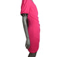 MOSCHINO COUTURE! - 2020s NWT Jersey Knit & Patent Dress, Size 6