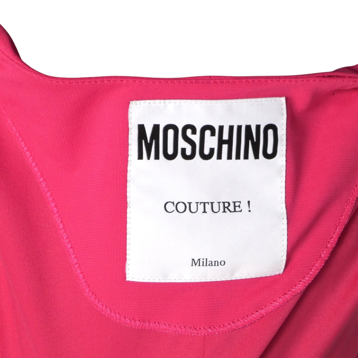 MOSCHINO COUTURE! - 2020s NWT Jersey Knit & Patent Dress, Size 6