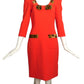 MOSCHINO COUTURE! - 2021 NWT Knit & Faux Fur Dress, Size-6
