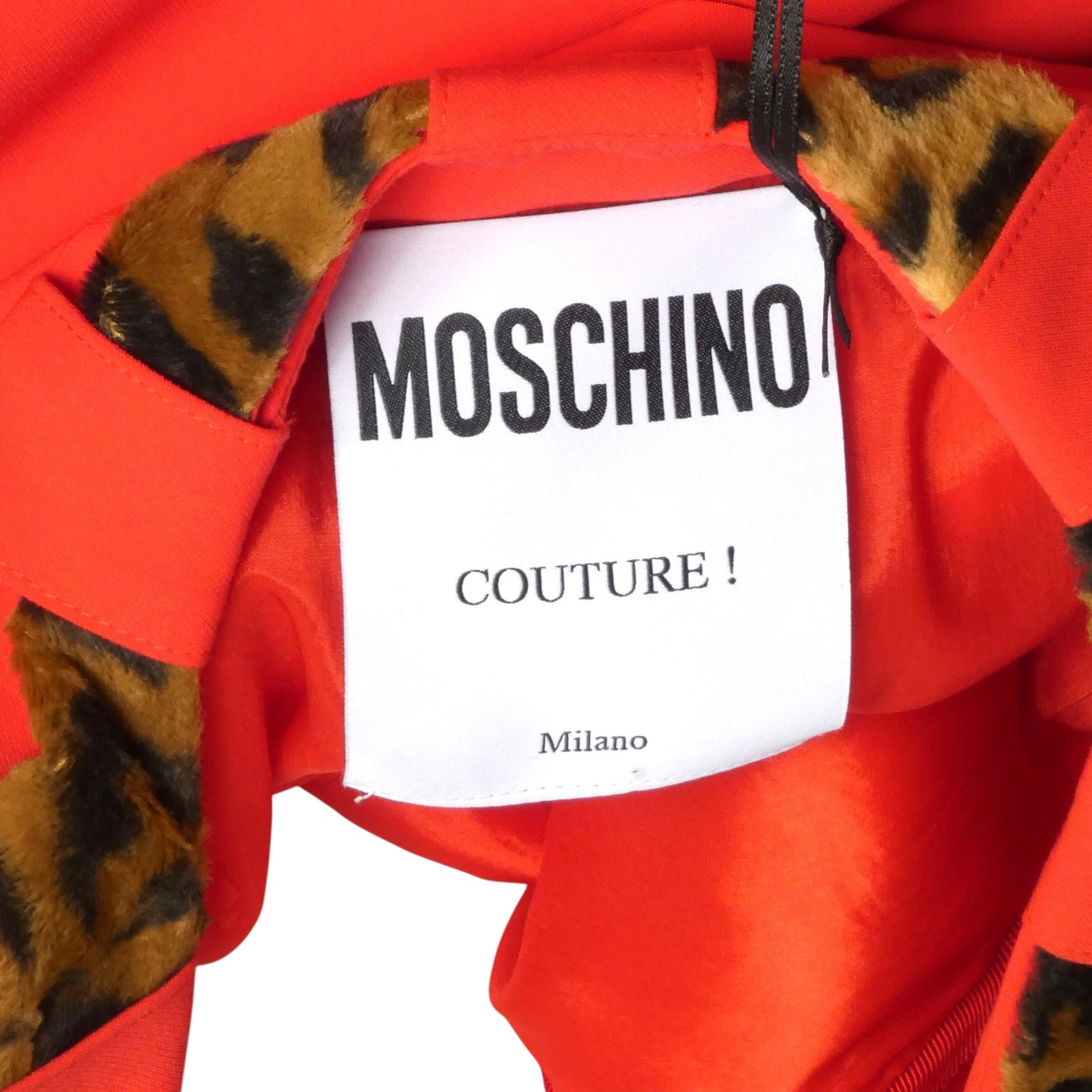 MOSCHINO COUTURE! - 2021 NWT Knit & Faux Fur Dress, Size-6