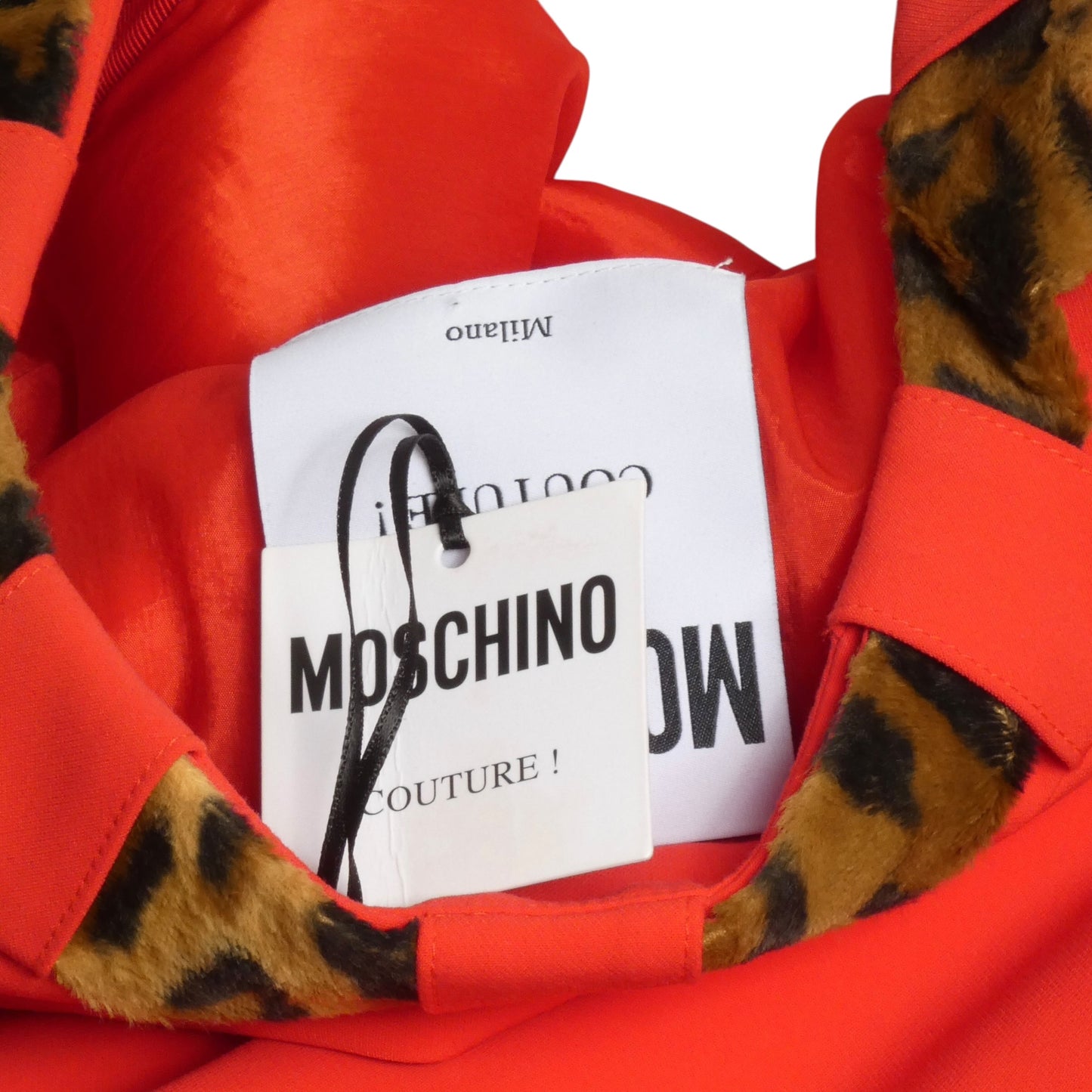 MOSCHINO COUTURE! - 2021 NWT Knit & Faux Fur Dress, Size-6