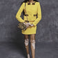 MOSCHINO COUTURE! - 2021 NWT Knit & Faux Fur Dress, Size-6