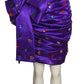 MOSCHINO COUTURE! - 2023 Jeweled Satin Skirt, Size 6