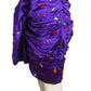 MOSCHINO COUTURE! - 2023 Jeweled Satin Skirt, Size 6