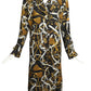 MOSCHINO COUTURE! - 2023 Rayon Print Overcoat, Size-6