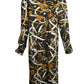 MOSCHINO COUTURE! - 2023 Rayon Print Overcoat, Size-6