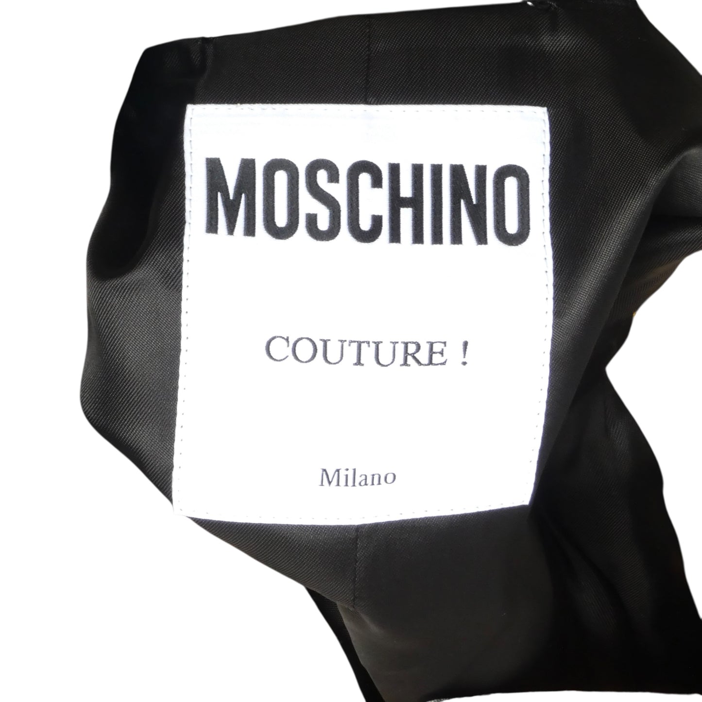 MOSCHINO COUTURE! - 2023 Rayon Print Overcoat, Size-6