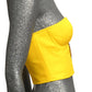 MOSCHINO COUTURE! - 2024 Yellow Crepe Bustier, Size-8