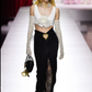 MOSCHINO COUTURE! - 2024 Gaberdine Evening Skirt, Size 6