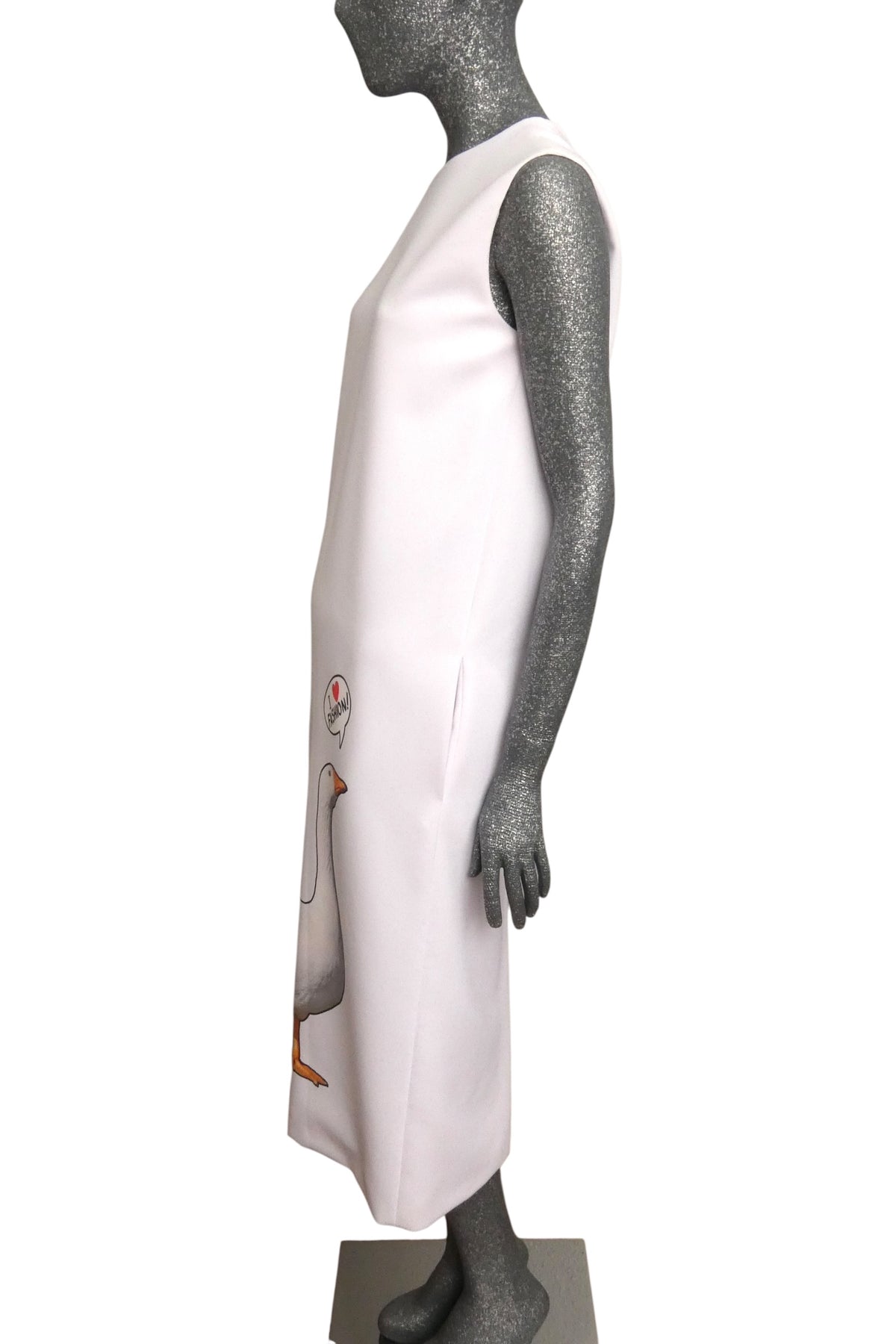 MOSCHINO COUTURE! - 2025 I Love Fashion Shift Maxi Dress, Size-4