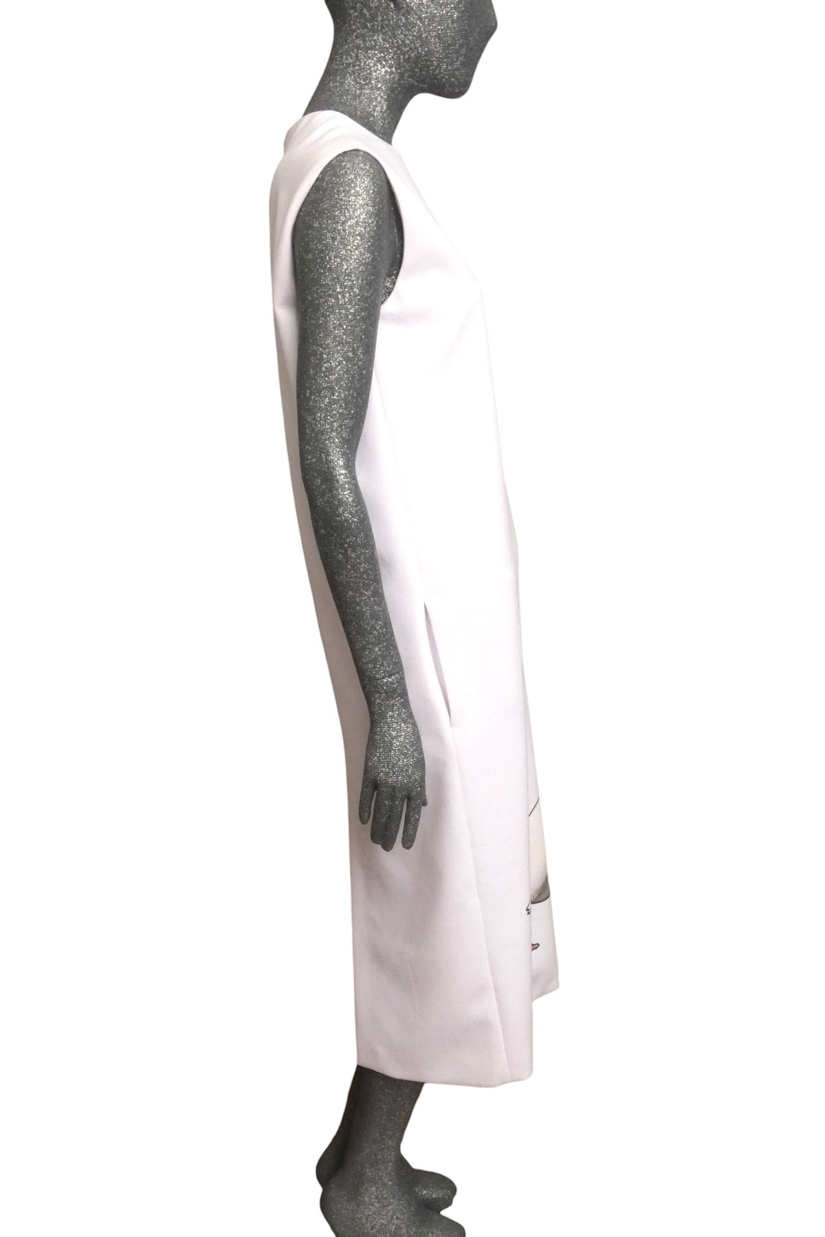 MOSCHINO COUTURE! - 2025 I Love Fashion Shift Maxi Dress, Size-4