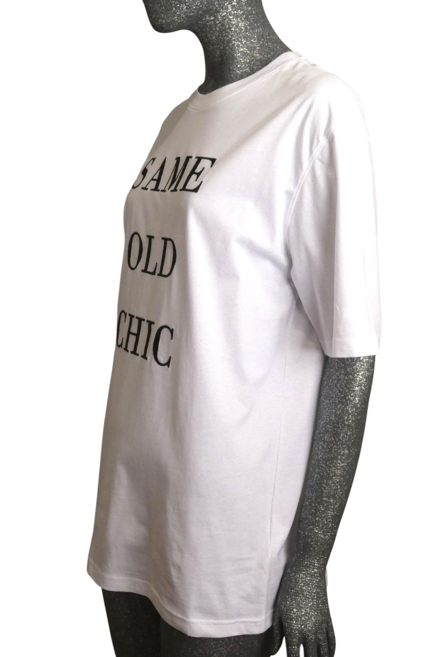 MOSCHINO COUTURE! - NWT 2024 Embroidered T-Shirt, Size Large