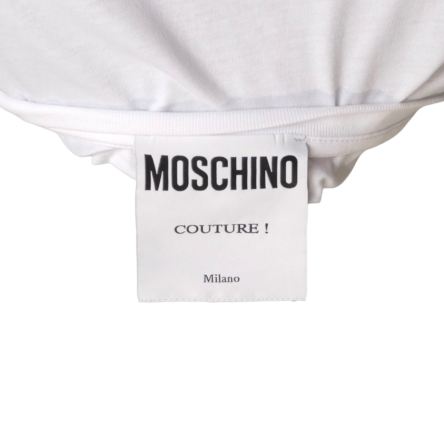 MOSCHINO COUTURE! - NWT 2024 Embroidered T-Shirt, Size Large