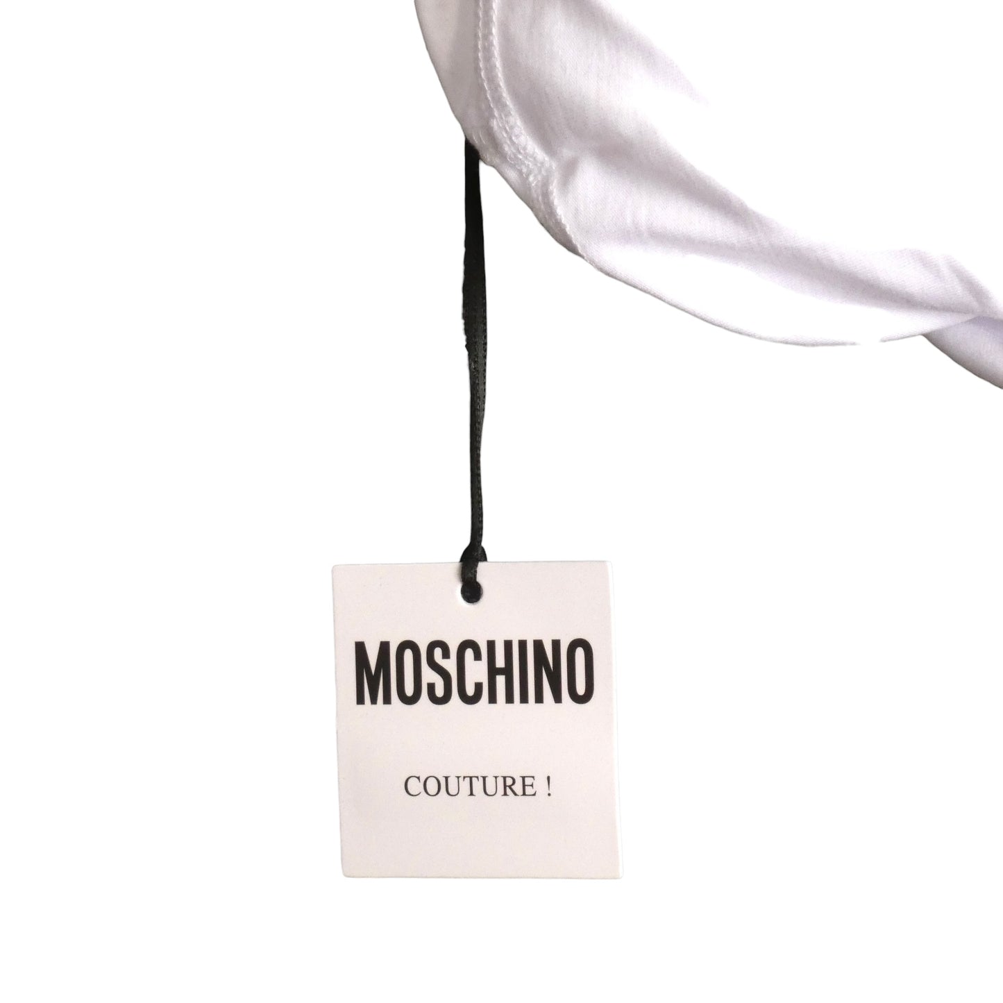 MOSCHINO COUTURE! - NWT 2024 Embroidered T-Shirt, Size Large