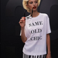 MOSCHINO COUTURE! - NWT 2024 Embroidered T-Shirt, Size Large