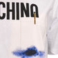 MOSCHINO COUTURE! - 2025 Ink Stain T-Shirt, Size-Large