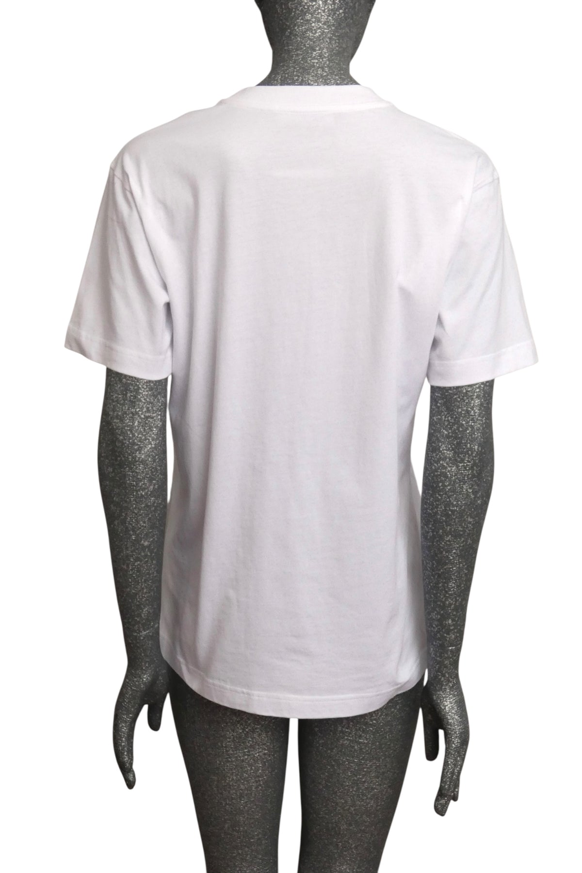 MOSCHINO COUTURE! - 2025 White & Black "It's Up To You" T-Shirt, Size-2