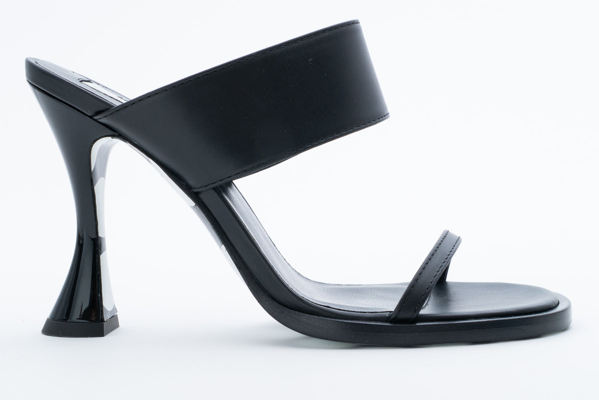 MOSCHINO COUTURE! - 2025 Black Leather Sandals, Multiple Items Available