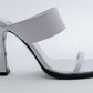 MOSCHINO COUTURE! - 2025 White Leather Sandals, Multiple Items Available