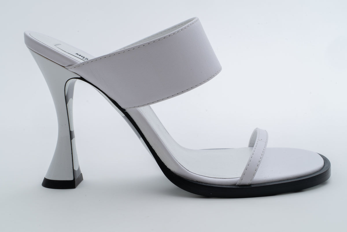 MOSCHINO COUTURE! - 2025 White Leather Sandals, Multiple Items Available