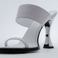 MOSCHINO COUTURE! - 2025 White Leather Sandals, Multiple Items Available