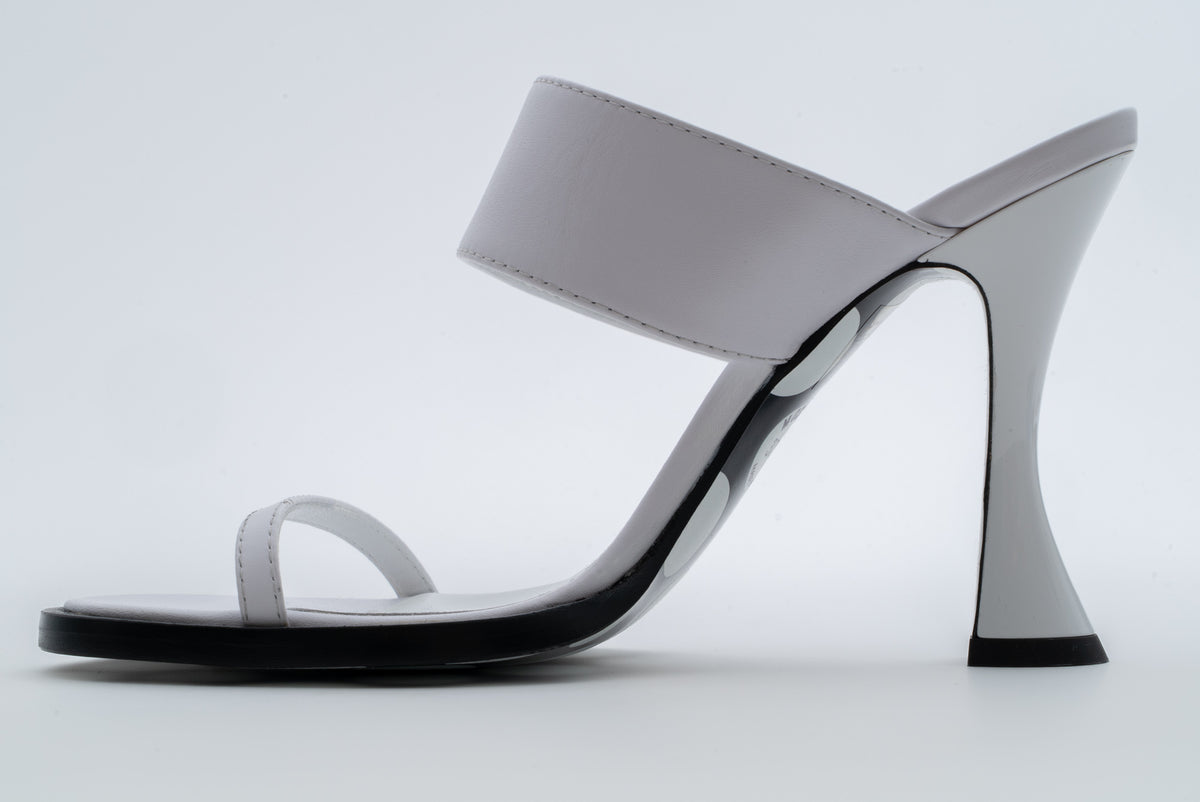MOSCHINO COUTURE! - 2025 White Leather Sandals, Multiple Items Available