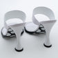 MOSCHINO COUTURE! - 2025 White Leather Sandals, Multiple Items Available