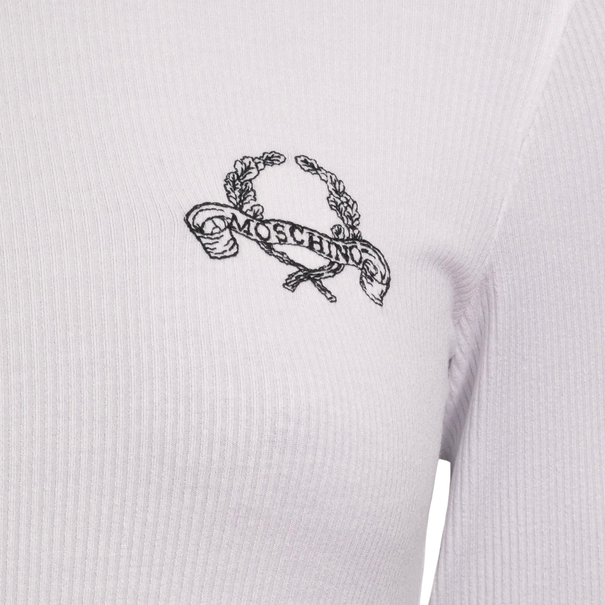 MOSCHINO COUTURE! - 2025 NWT White Ribbed Knit Dress, Multiple Sizes Available