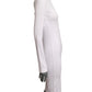 MOSCHINO COUTURE! - 2025 NWT White Ribbed Knit Dress, Multiple Sizes Available