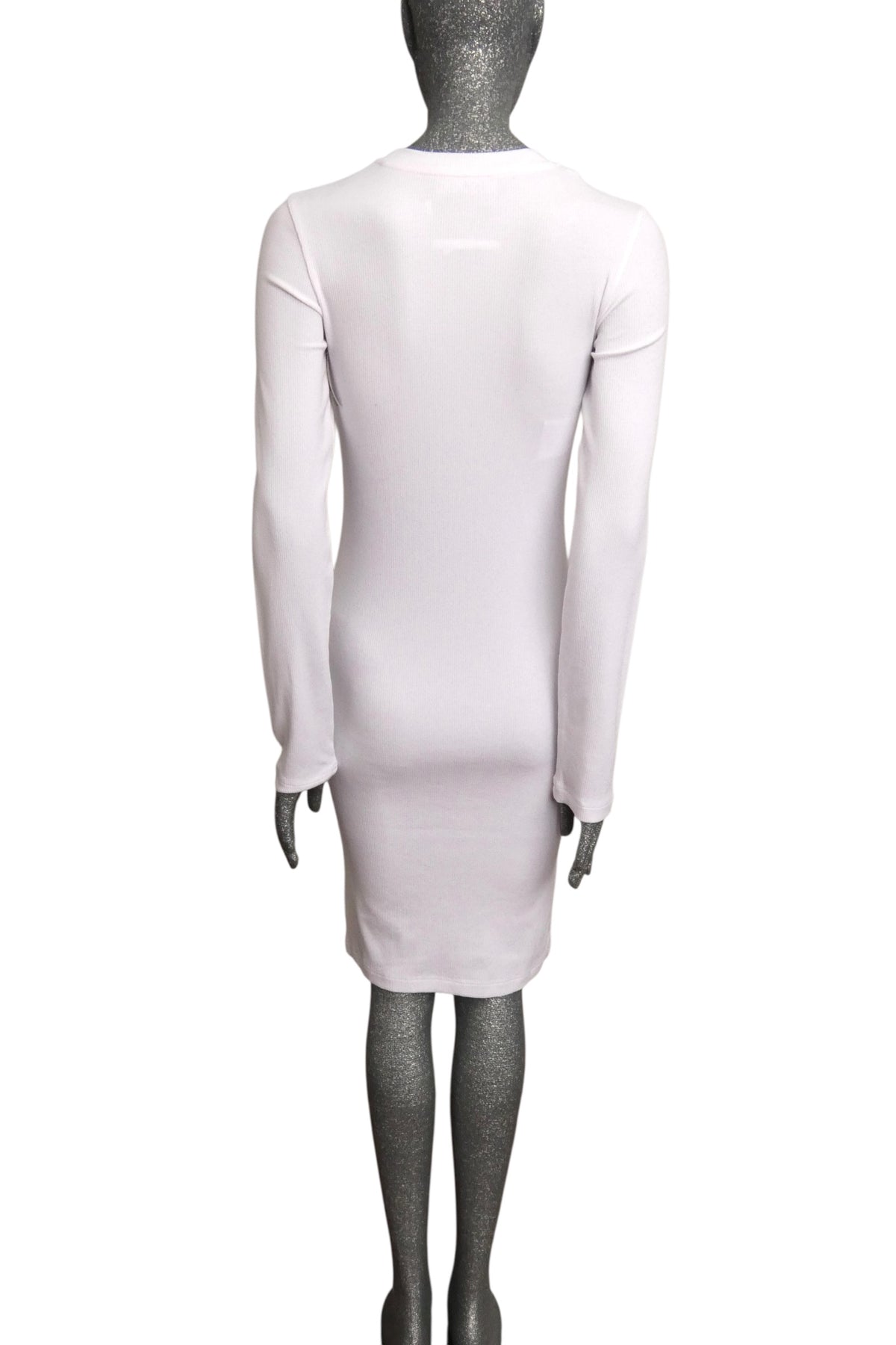 MOSCHINO COUTURE! - 2025 NWT White Ribbed Knit Dress, Multiple Sizes Available
