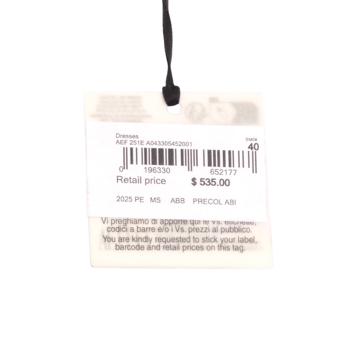 MOSCHINO COUTURE! - 2025 NWT White Ribbed Knit Dress, Multiple Sizes Available