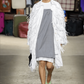 MOSCHINO COUTURE! - 2025 Shredded Paper Overcoat, Size-4
