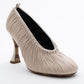 MOSCHINO COUTURE! - 2025 Ivory Woven Twine Pumps, Size-38.5
