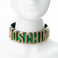 MOSCHINO COUTURE! - 2019 Rhinestone Belt-Motif Choker