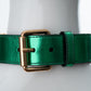 MOSCHINO COUTURE! - 2019 Rhinestone Belt-Motif Choker